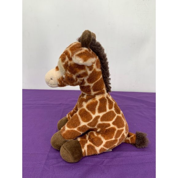 Giraffe 8 inch plush from Go Retail Group Brown Cream with brown feet & mane - Picture 6 of 12